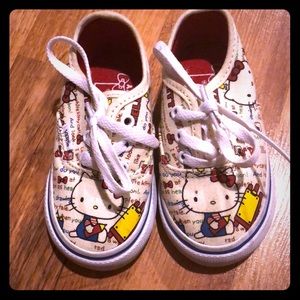 Hello Kitty Vans toddler girl shoes!